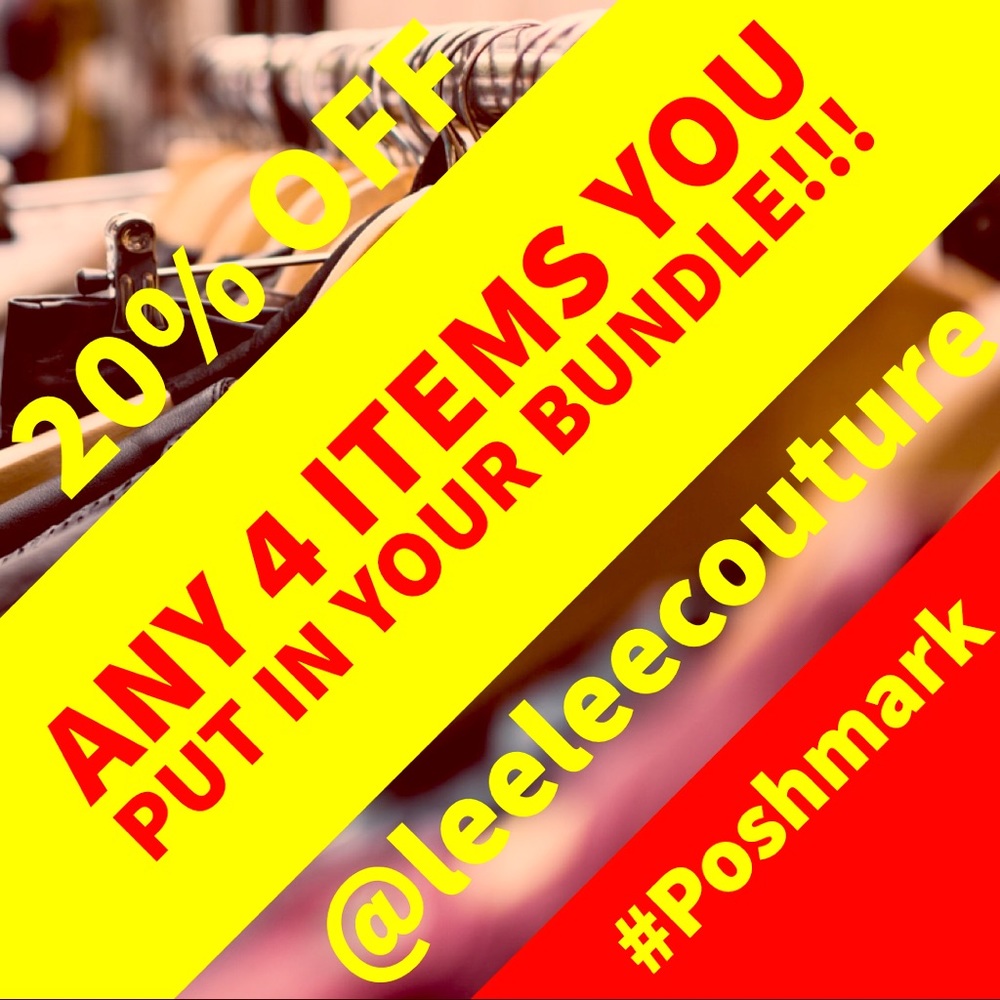 Bundle ANY 4 items and automatically get 20% off